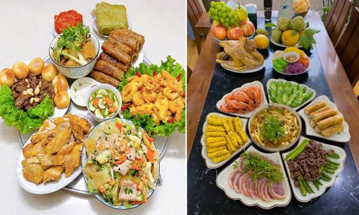 Hội chị em đảm khoe mâm cơm ngày Tết, nấu món gì, trang trí ra sao để hấp dẫn?