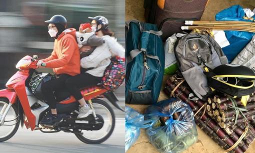Cảnh nhiều người 'tay xách nách mang' khi từ quê lên thành phố sau kỳ nghỉ Tết khiến dân mạng thích thú