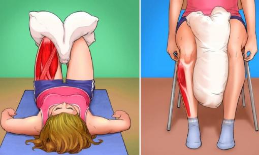 Giảm cân sau Tết: Chưa đầy 2 phút và chỉ với 1 chiếc gối, bụng nhỏ, đùi thon đến không ngờ