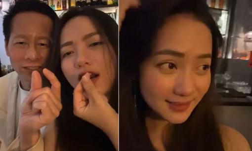 Phan Như Thảo xuất hiện cùng chồng đại gia trên sóng livestream, ảnh cận mặt đáng ghen tỵ sau khi giảm hơn 20 kg