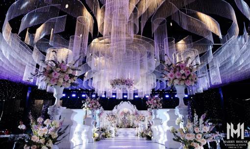 Cận cảnh không gian đám cưới với kinh phí hàng tỷ đồng của cặp đôi tại Bình Phước