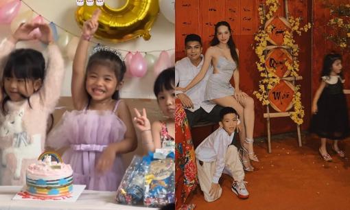 BigDaddy khoe loạt ảnh gia đình hài hước nhân dịp sinh nhật con gái, nhóc tì xinh xắn như công chúa trong bữa tiệc