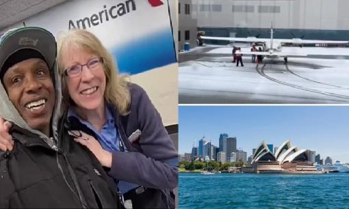 Người đàn ông chi hơn chục triệu mua vé để bay từ New York sang Úc trốn lạnh nhưng khi hạ cánh vẫn đang ở Mỹ