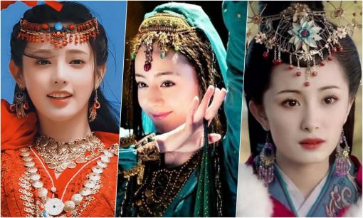 Tạo hình mỹ nữ Tây vực của dàn sao Hoa ngữ: Địch Lệ Nhiệt Ba đẹp kinh diễm, Bành Tiểu Nhiễm như bước ra từ nguyên tác