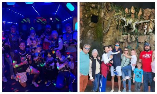 Hoàng Oanh hội ngộ cùng chồng cũ đưa con trai đi trải nghiệm tại Mỹ