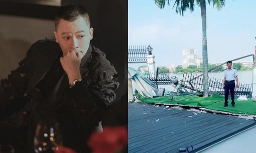 Vũ Khắc Tiệp hốt hoảng sáng sớm vì biệt thự ven sông gặp sự cố