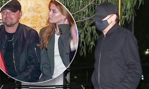Leonardo DiCaprio buồn bã, đeo khẩu trang, cúi thấp đầu sau loạt ồn ào tai tiếng đời tư