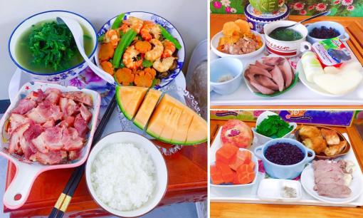 'Mẹ bỉm' U40 khoe loạt mâm cơm ở cữ chồng nấu, hút được gần nửa lít sữa mỗi ngày