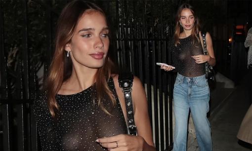 Tình cũ của Brooklyn Beckham không mặc áo ngực khi tham dự bữa tiệc của Leonardo DiCaprio