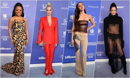 Thảm đỏ Billboard Women in Music Awards 2023: Olivia Rodrigo cá tính, Rosalía hở bạo