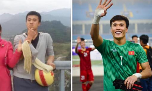 Hình ảnh 10 năm trước của thủ môn Bùi Tiến Dũng, hé lộ quá khứ khó khăn 