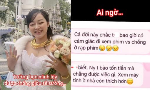 Làm dâu nhà giàu, cô gái kể 'nỗi khổ' không được đến rạp xem phim vì chồng bảo tốn tiền