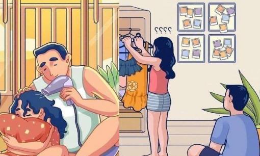 Một gia đình có may mắn hay không có thể nhìn thấy từ các chi tiết của ngôi nhà