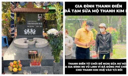 Chồng Thanh Kim Huệ từ chối lời xin tu sửa mộ của vợ từ phía gia đình NSƯT Vũ Linh