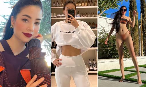 Hoa Hậu Phạm Hương khoe thành quả 'độ dáng' sau thời gian chăm chỉ tập yoga 