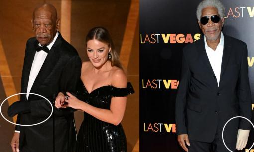 Lý do bi thảm tại sao Morgan Freeman đeo một chiếc găng tay đến lễ trao giải Oscar 2023