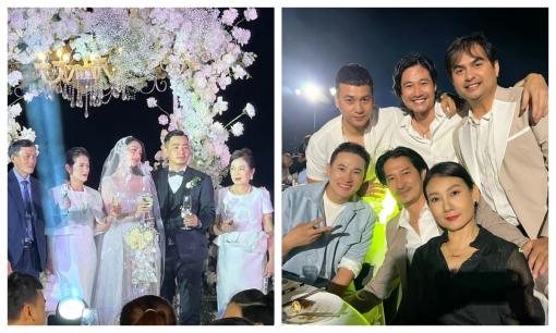 Dàn sao truyền hình đình đám tấp nập dự đám cưới đạo diễn Minh Ngân