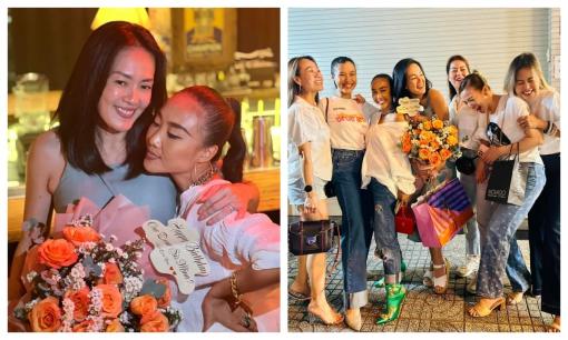 Đoan Trang, Hoàng Oanh cùng hội bạn thân đình đám mừng sinh nhật 'Mĩ nhân ảnh lịch' Chung Vũ Thanh Uyên