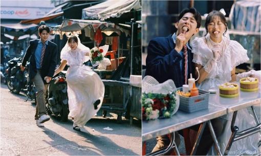 Loạt ảnh cưới của cặp đôi sao Hàn tại TP. HCM đang khiến fans Việt rần rần