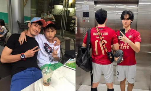 Dân tình choáng trước ngoại hình của Huy Khánh và con trai ở thì hiện tại