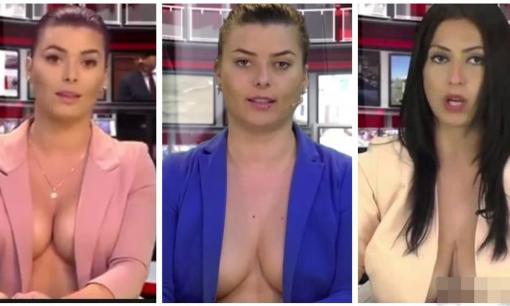 Kênh truyền hình 'gây sốt' vì người dẫn chương trình đều không mặc áo ngực 