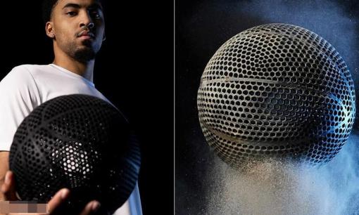 Một công ty sản xuất đồ thể thao đã bắt đầu thử nghiệm bóng rổ với thiết kế lưới trong suốt, không bơm hơi  