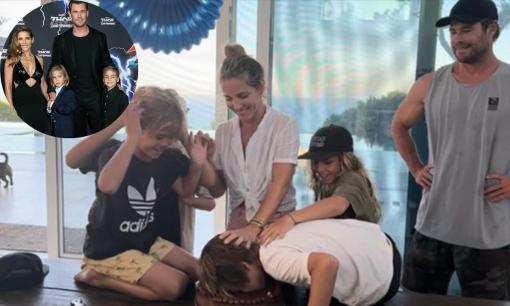 Vợ chồng 'Thần sấm' Chris Hemsworth bị chỉ trích vì trò đùa ngớ ngẩn với con trai nhân ngày sinh nhật