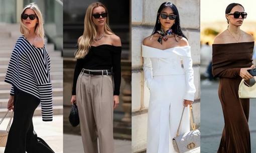 Phụ nữ đã ngoài 40, làm sao để diện áo trễ vai đẹp như kiều nữ tuổi đôi mươi?