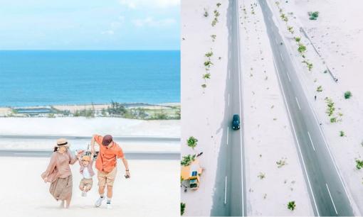 Bờ biển cát trắng ở Phan Thiết, con đường đẹp như mơ mà giới trẻ không muốn bỏ qua vào mùa hè này