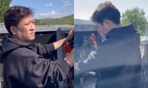 Trường Giang đến thăm mộ nghệ sĩ Chí Tài, nhìn hành động này ai cũng nghẹn