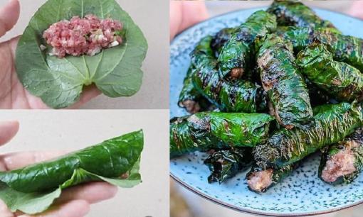 Món bò cuộn lá lốt đơn giản bằng lò chiên hơi nước, chỉ 10 phút đã có món ngon, mẹ đảm rảnh tay làm việc khác