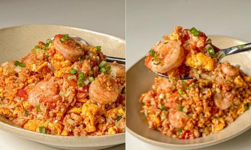 Công thức làm món cơm rang tôm cà chua hấp dẫn, ngon ngọt, giòn tan, ăn cả tô trong nháy mắt