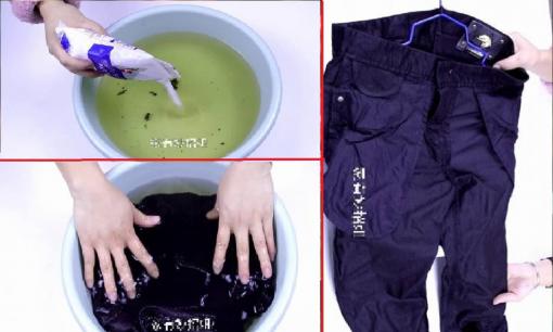 Quần đen phai màu trầm trọng! Chủ tiệm giặt là dạy mẹo không còn sợ quần áo phai màu