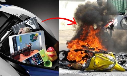 Mùa hè nắng nóng, 6 vật trong cốp xe máy dễ biến chất, phát nổ, cần lấy ra ngay để đảm bảo tính mạng an toàn