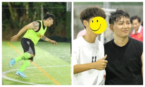 Hoài Lâm mũm mĩm trên sân cỏ với biệt danh cực yêu, ghi điểm đậm vì một hành động 