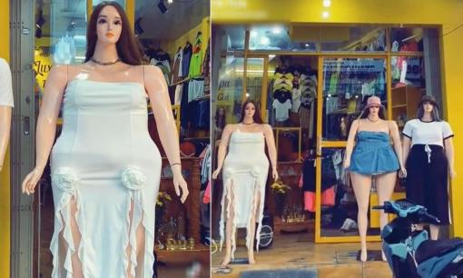 Bán đồ cho người 'mũm mĩm', chủ shop được khen 'có tâm' khi tậu hẳn dàn ma-nơ-canh cỡ bự