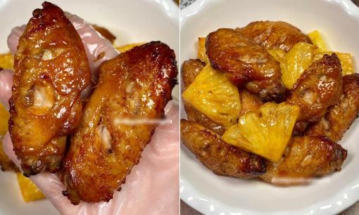 Gợi ý món cánh gà nướng với dứa bằng nồi chiên không dầu, cải thiện tâm trạng trong ngày mưa ẩm 