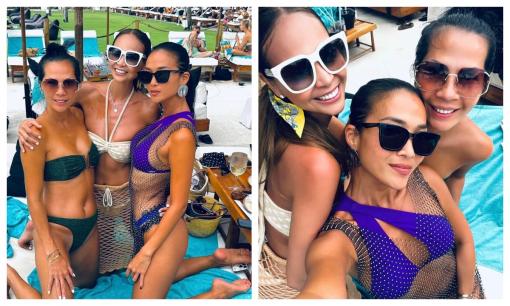 Bằng Lăng gây mê với thân hình cuồn cuộn cơ ở tuổi 45 khi diện bikini