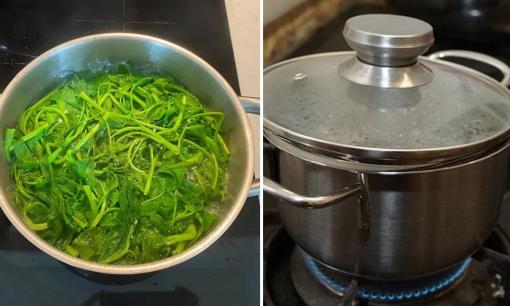 Luộc rau nên đậy hay mở vung? Nhiều người vẫn làm sai khiến rau mất dinh dưỡng