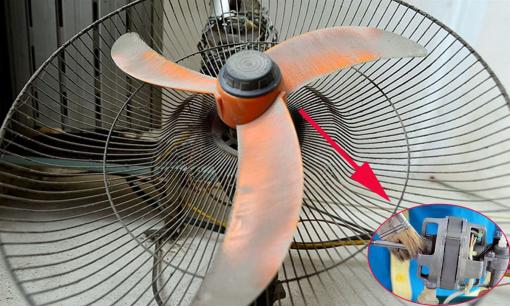 Đầu mùa nóng, mang quạt điện ra dùng nhưng quay chậm, chỉ bạn các khắc phục đơn giản không cần ra tiệm 