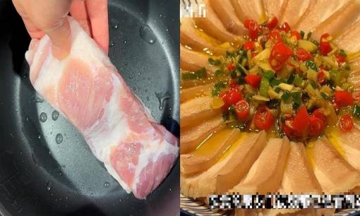 Cho thịt ba chỉ vào nồi cơm mà không cần thêm dầu hay nước, lập tức sẽ thành món đặc sản kinh điển, thơm lừng