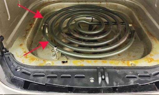 Có một bộ phận quan trọng của nồi chiên không dầu, lau sạch thường xuyên để tiết kiệm điện tối đa