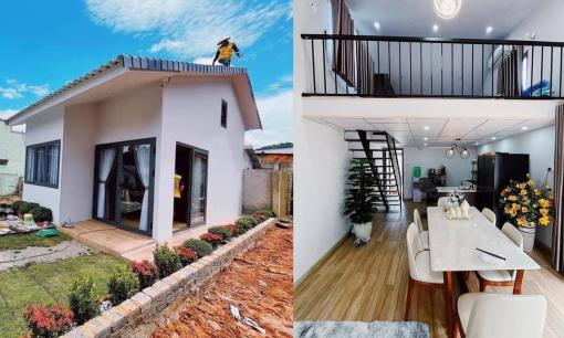 Nhà gác lửng cho vợ chồng trẻ, chỉ với 250 triệu đồng đã đẹp lung linh 