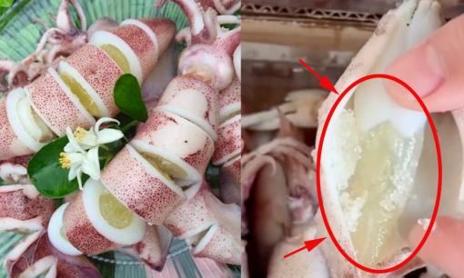 Mực trứng vào mùa, người bán chỉ cách phân biệt mực trứng tự nhiên và mực giả trứng, chọn 10 con chuẩn xác cả 10