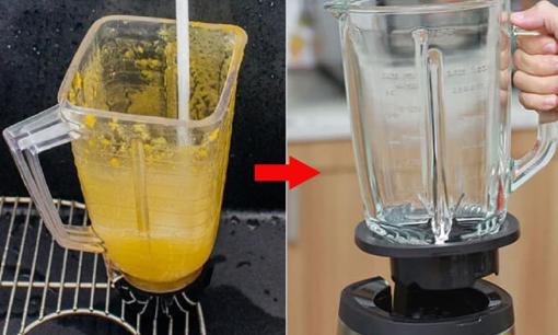 Máy xay sinh tố dùng lâu đóng cặn bẩn khó cọ rửa, chỉ bạn mẹo hay giúp 'đánh bay' rắc rối này