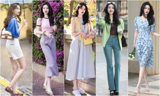 'Áo + váy' - phong cách tây nhất trong mùa hè, che được da thịt và trông gầy hơn, phù hợp với những cô gái bình thường