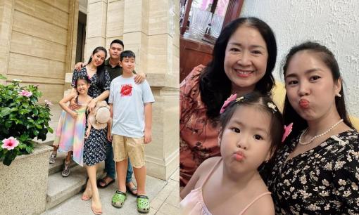 Lê Phương khoe loạt ảnh bên gia đình ngày cuối tuần: Cậu cả cao đến bất ngờ, nhan sắc 3 thế hệ gây sốt 