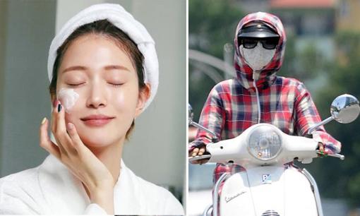 Vào mùa hè, sau khi bôi kem chống nắng có cần bịt khẩu trang, đội mũ, che ô?