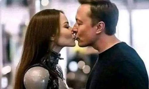 Bức ảnh thân mật của Musk và người máy xinh đẹp trở nên nổi tiếng, 'mẫu người lý tưởng' trông giống vợ cũ của một nam diễn viên