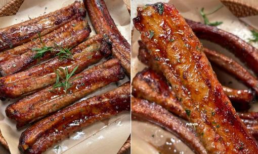 'Đổi gió' cho mâm cơm nhà với sườn nướng thơm ngon, sử dụng nồi chiên nhưng không hề bị khô